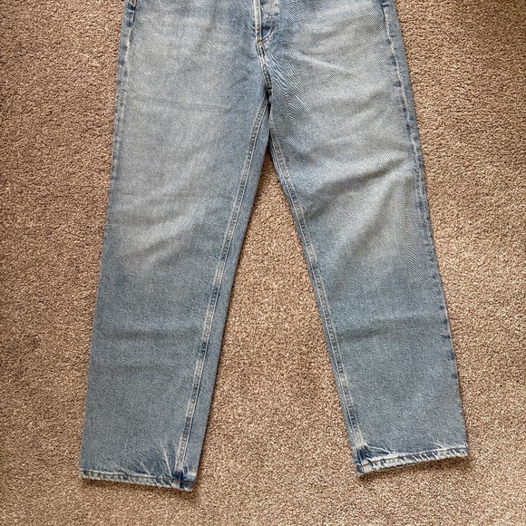 Agolde 90's Pinch Waist Crop Jeans size 29 color: Ripple - Picture 6 of 8
